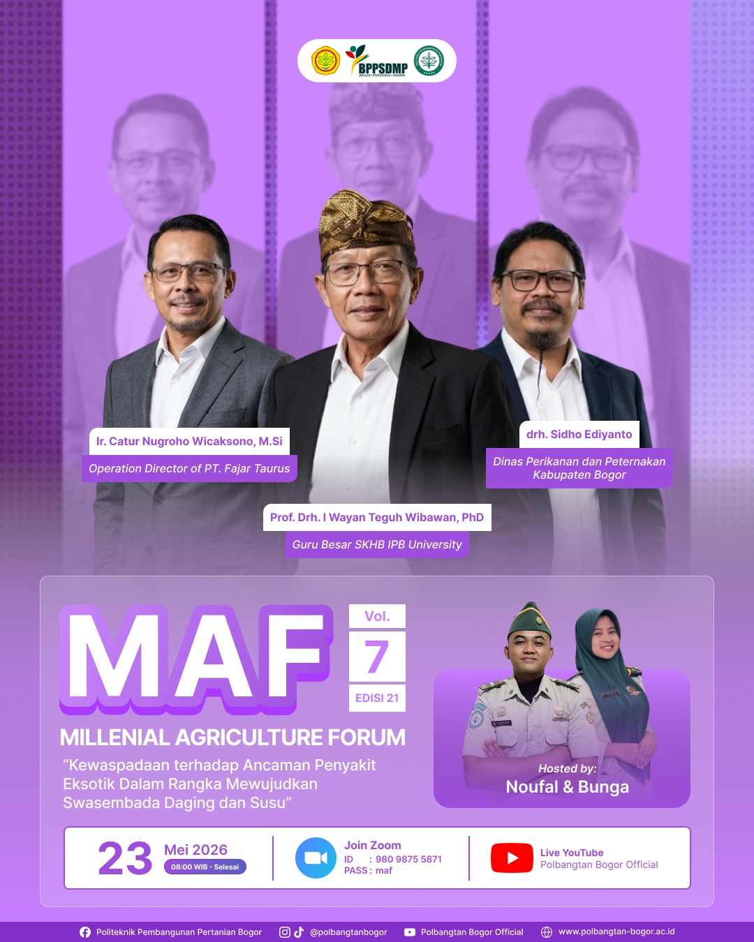Millennial Agriculture Forum (MAF) Vol. 7 Edisi 21