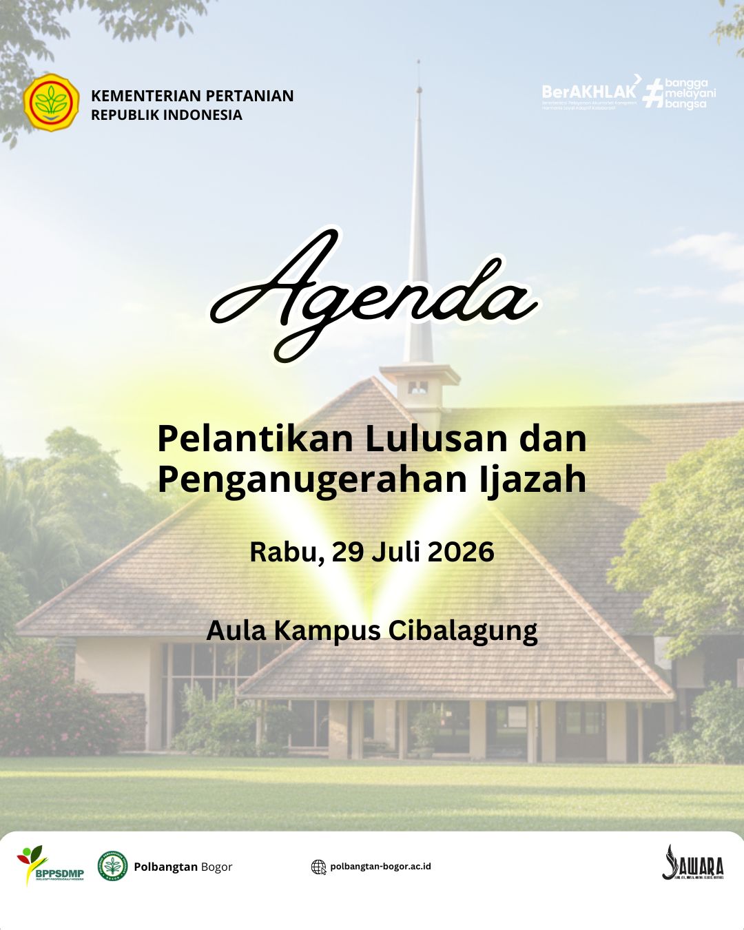 Pelantikan Lulusan dan Penganugerahan Ijazah