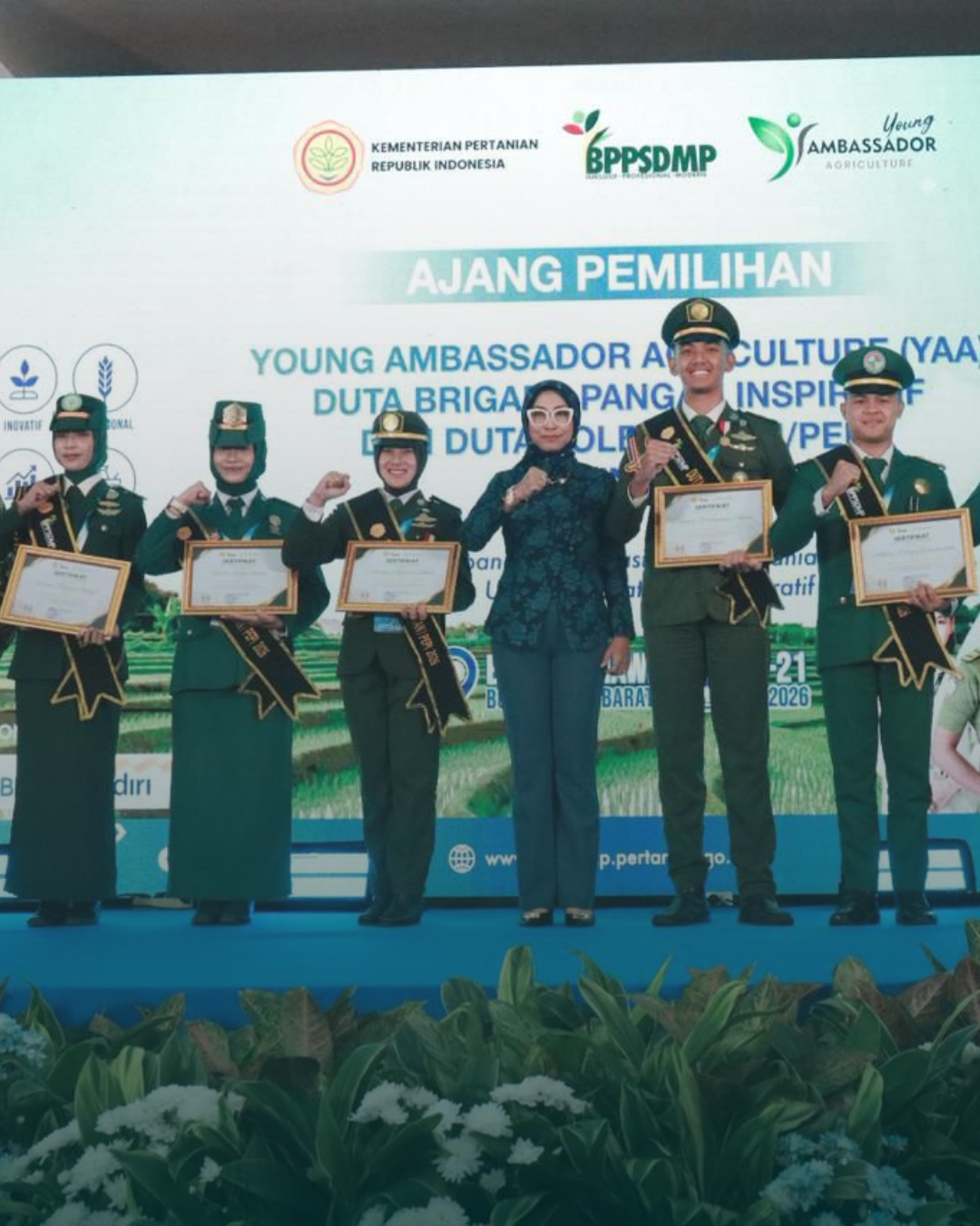 Mahasiswi Polbangtan Bogor Raih Prestasi pada Pemilihan Young Ambassador Agriculture Tahun 2026
