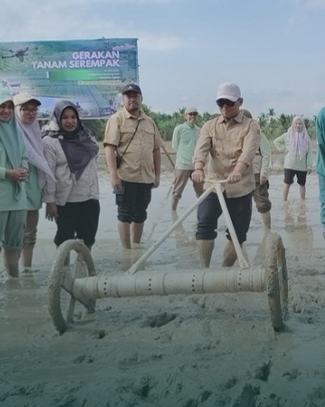 Tanam Serempak di Jambi Makin Modern, Polbangtan Kementan Dorong PM-AAS dan Inovasi Drum Seeder