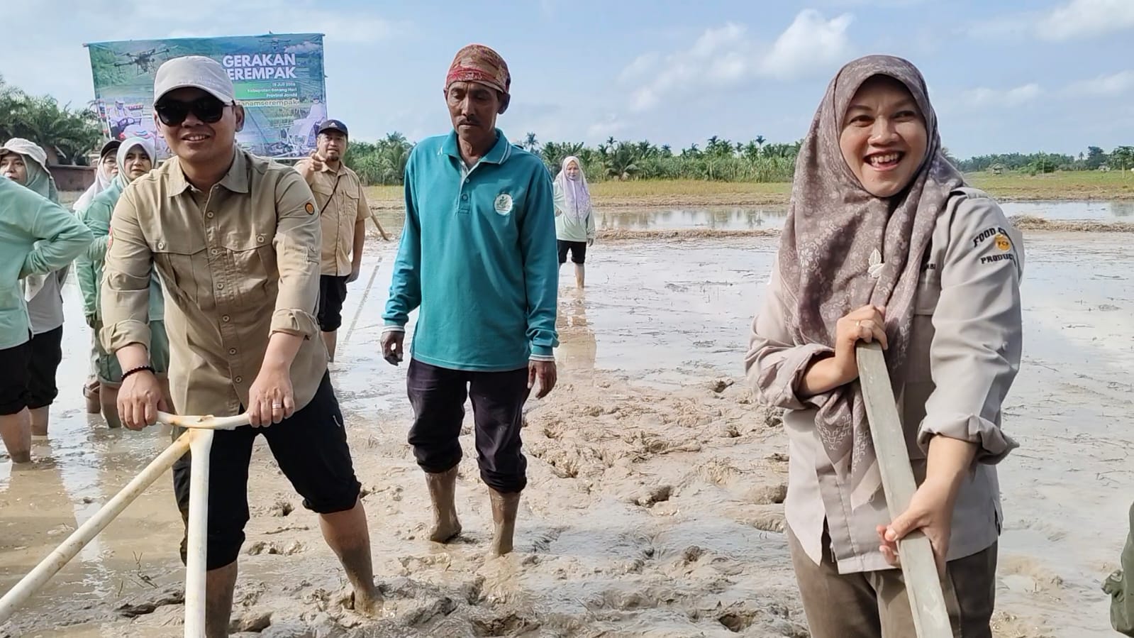 Tanam Serempak di Jambi Makin Modern, Polbangtan Kementan Dorong PM-AAS dan Inovasi Drum Seeder