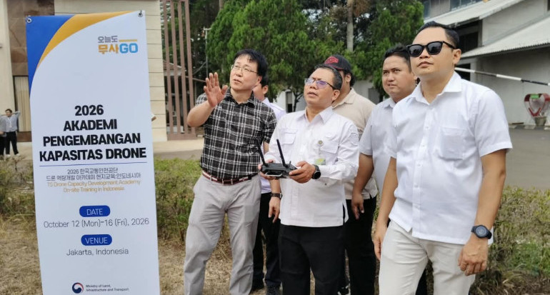 Polbangtan Kementan Jajaki Drone Canggih Korea Selatan